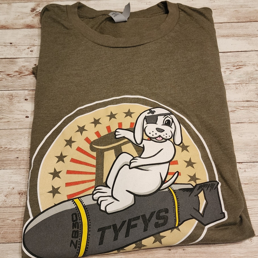 Army Green NLA Graphic Tee - XL